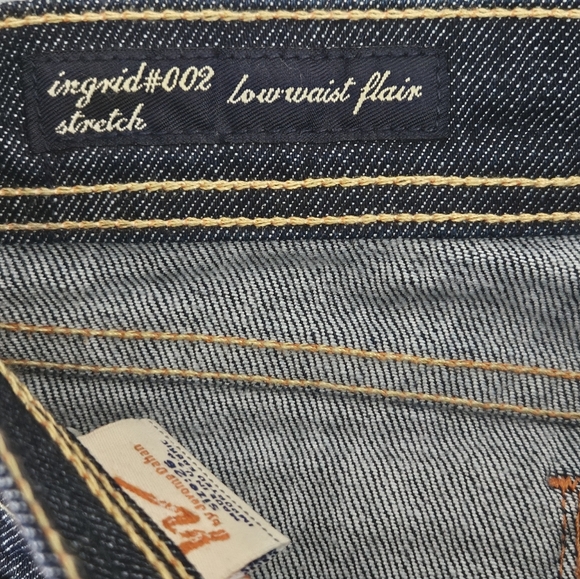 Citizens of Humanity Ingrid Low Waist Flare Stretch Jeans Size 26 - Picture 7 of 11